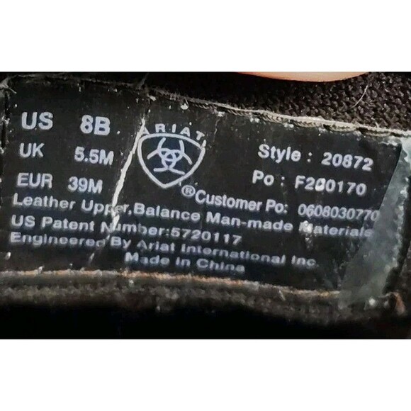 ARIAT Real Ostrich Performance Slip Ons Roper Shoes Cognac Womens US Size 8B - Picture 13 of 13